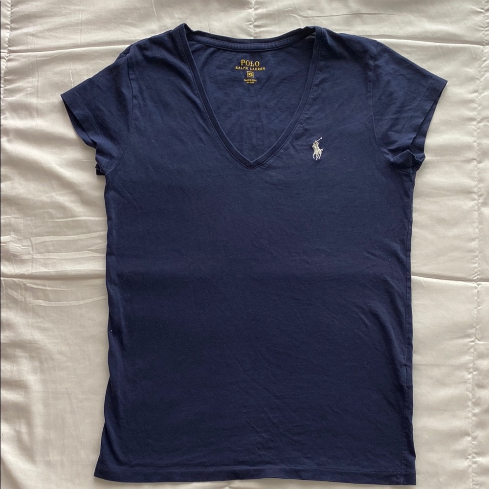 Polo by Ralph Lauren Blue Fitted Short Sleeve T-Shirt